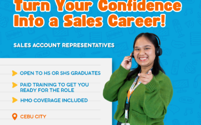 HIRING SALES ACCOUNT REPRESENTATIVE!