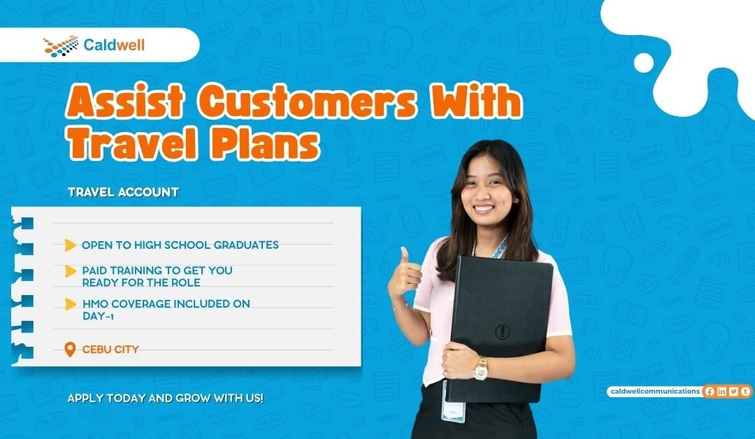 HIRING CSR FOR TRAVEL ACCOUNT!