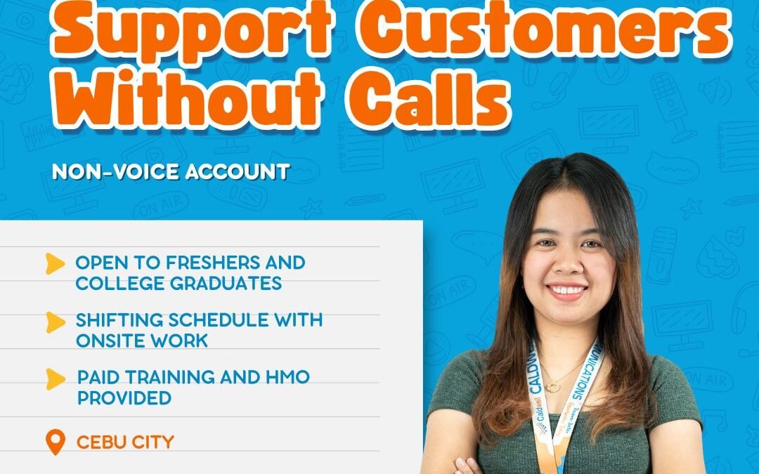 Non-Voice Agent in Cebu!