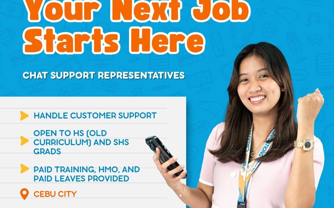 Hiring Chat Support Agent Cebu!