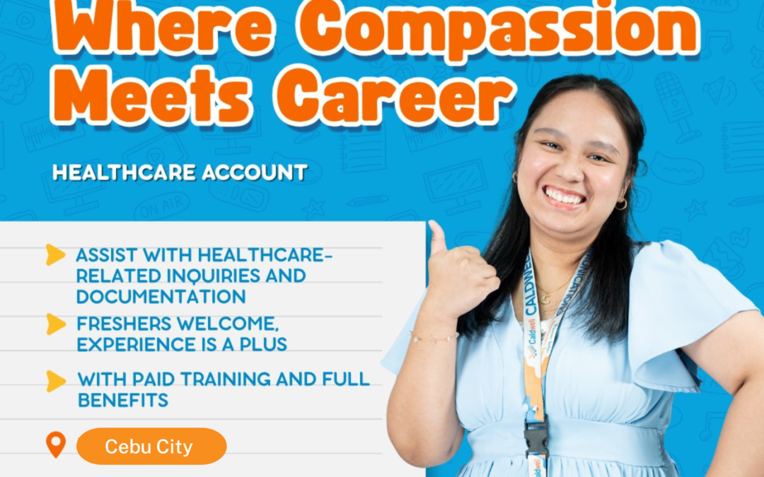 Hiring Healthcare Specialist in Cebu!