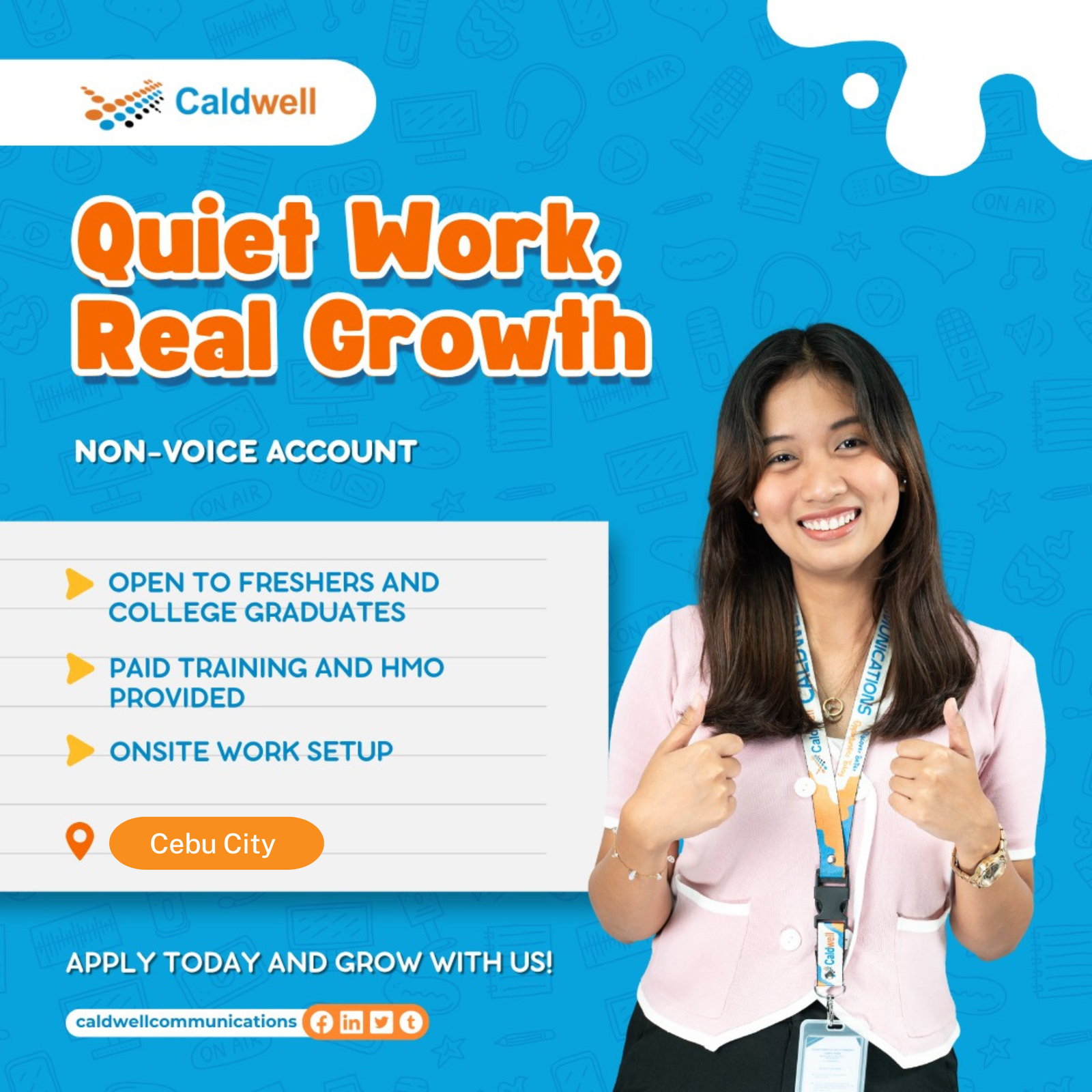 We're hiring Non-voice Account in Cebu!