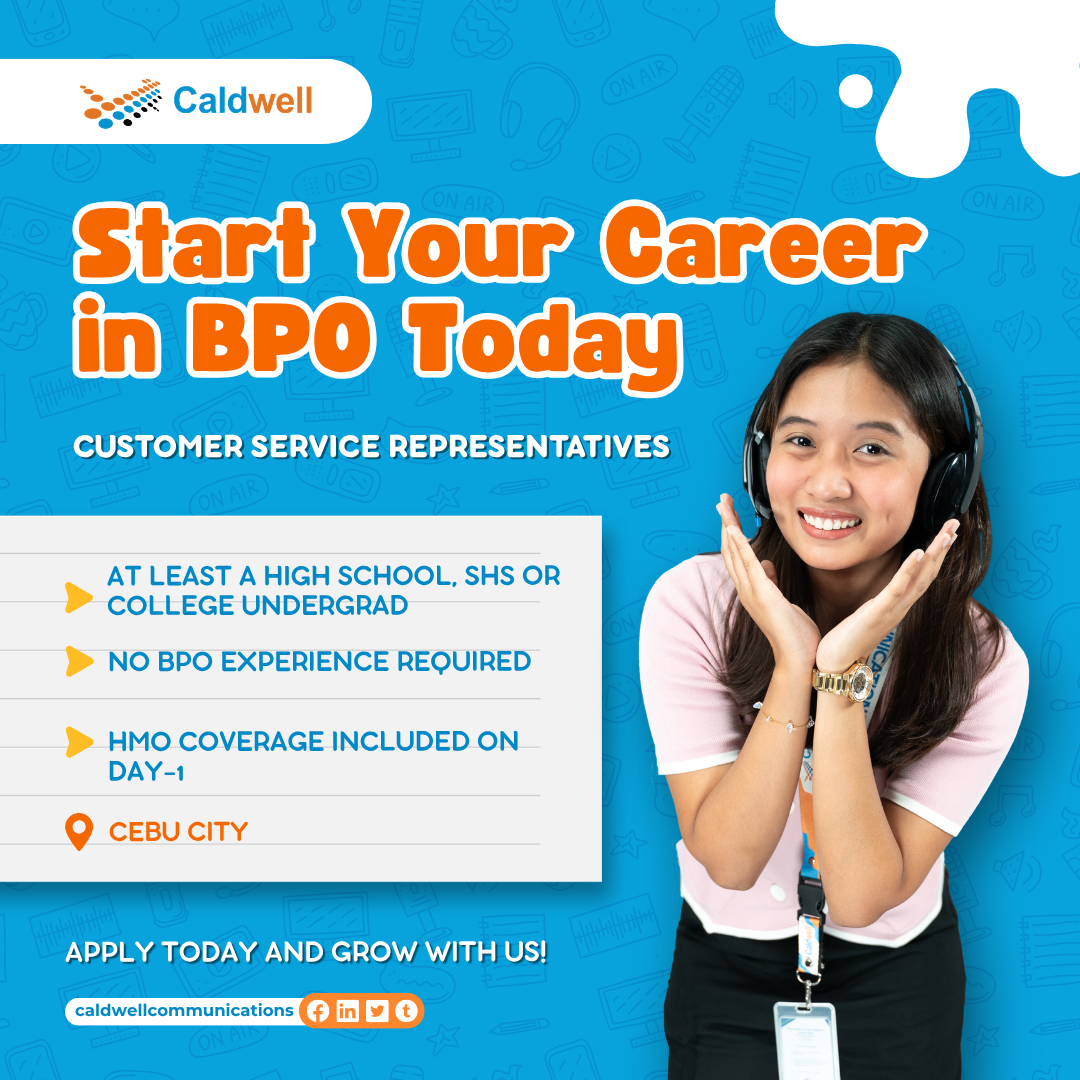 We're hiring Non-voice Account in Cebu!