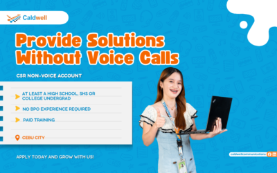 CSR Non-Voice Account in Cebu!