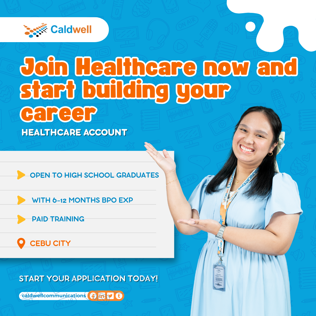 Hiring Healthcare CSR in Cebu! 