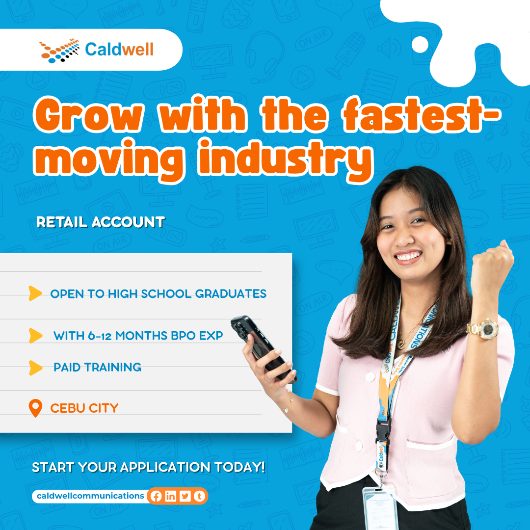 Hiring CSR for Retail Account! 