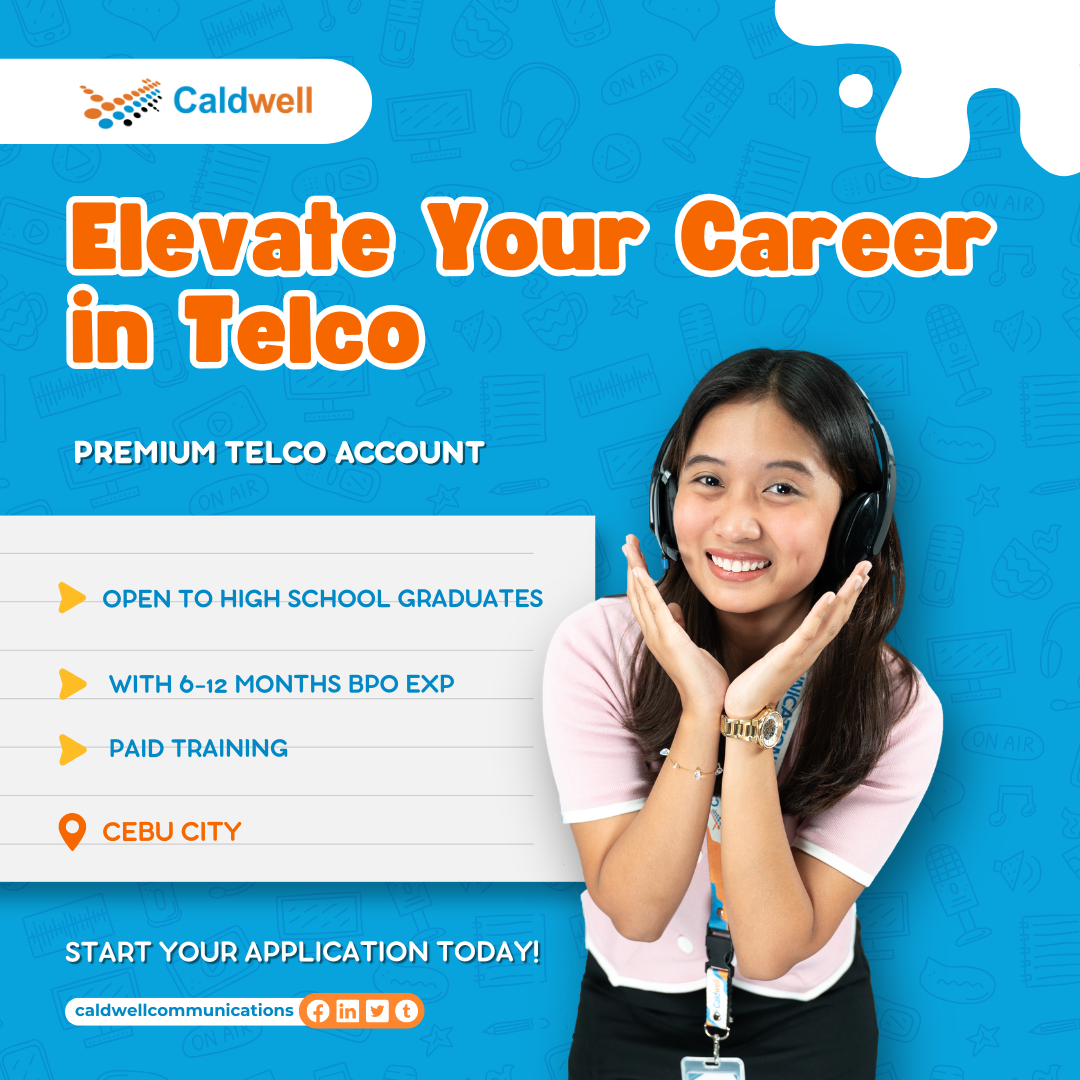 Hiring CSR Premium Telco in Cebu! 