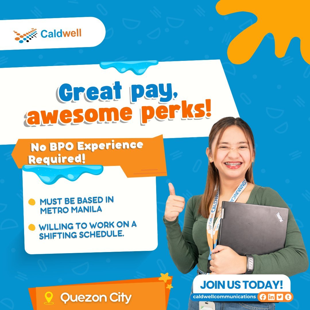 Pure Non-voice Agent-Chat Support Representative- Quezon City