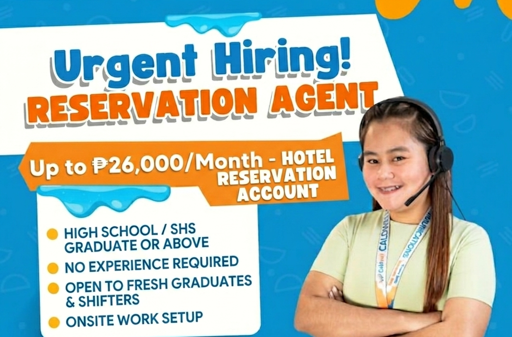 Customer Service Representative – Hotel Reservation Account